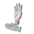 China Supplier Dust Free ESD Fingertip Knitted PU Gloves for Cleanroom Use